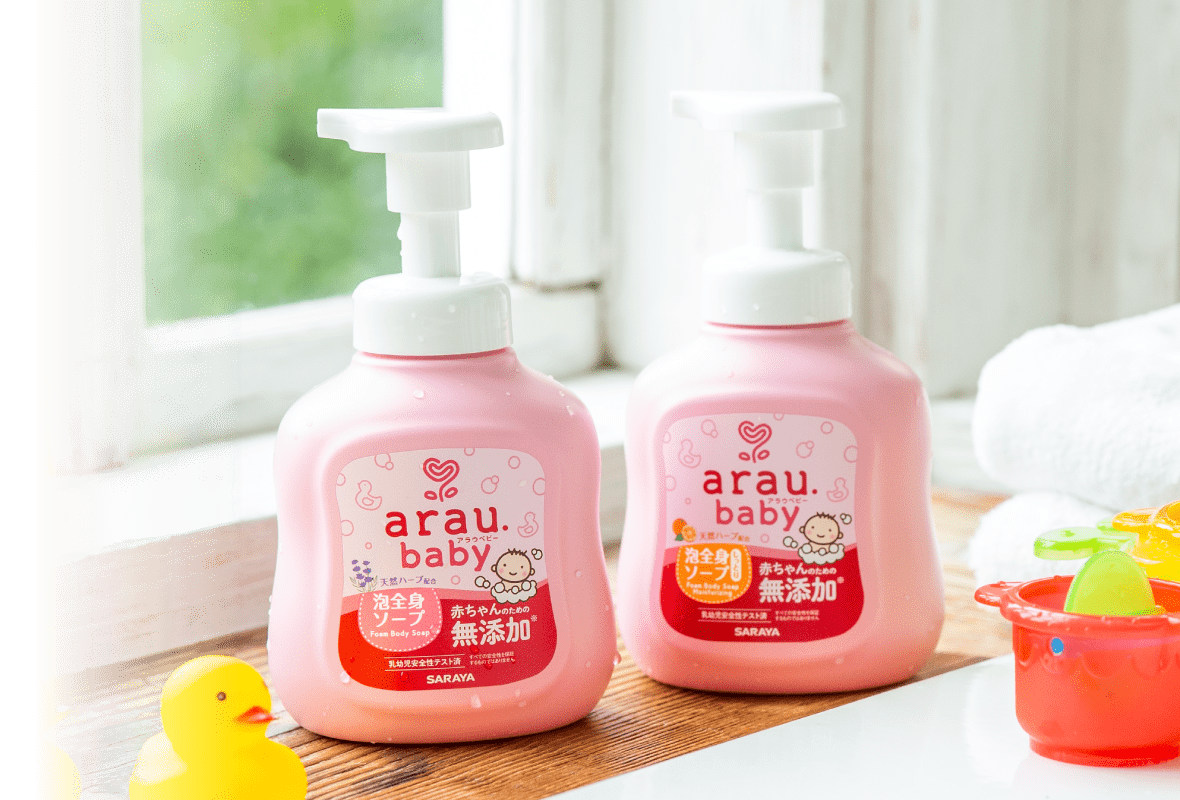 Узнайте, какое лучше выбрать средство для купания малыша, прочитав комикс arau.baby от Ю Такано.