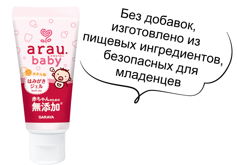Зубной гель arau.baby